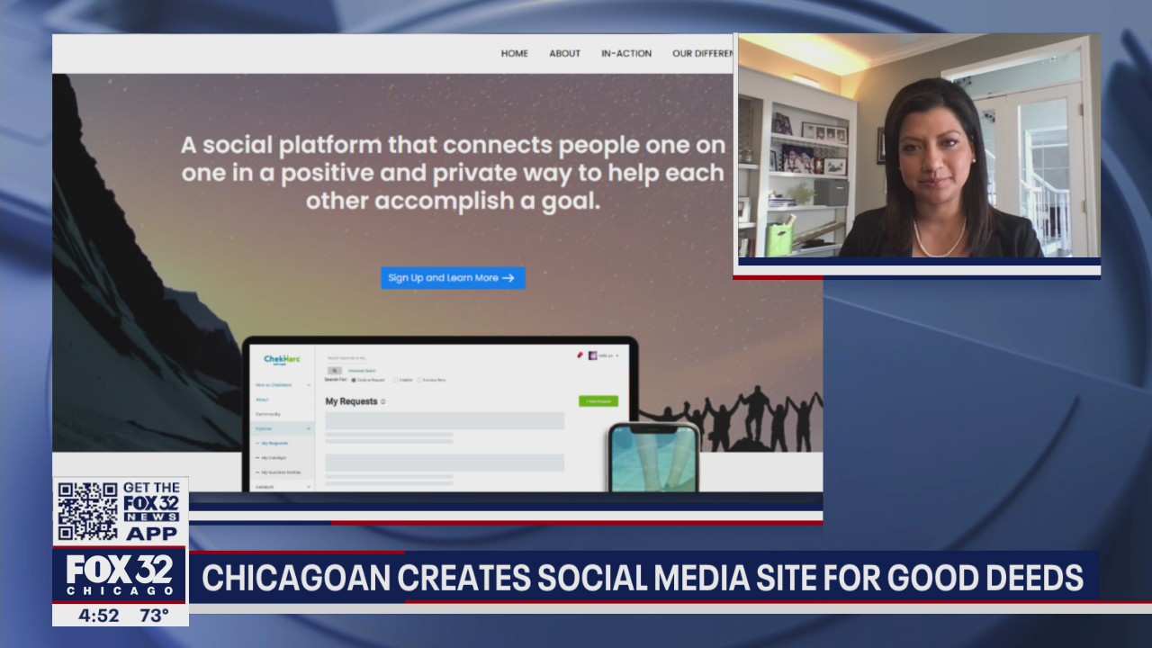 Chicagoan creates social media site for good deeds