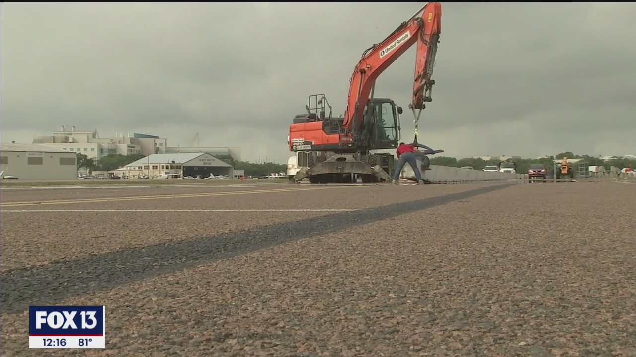 Midday update: Grand Prix track build begins
