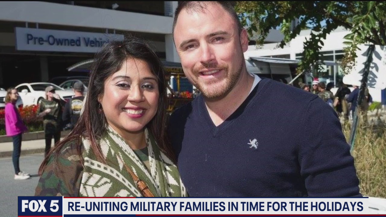 Reuniting military families in time for the holidays