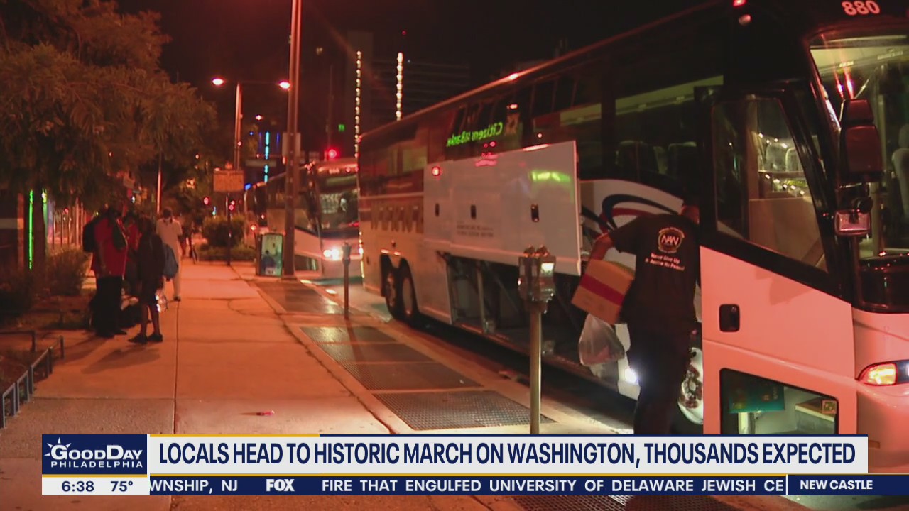 Locals head to March on Washington expected to draw thousands