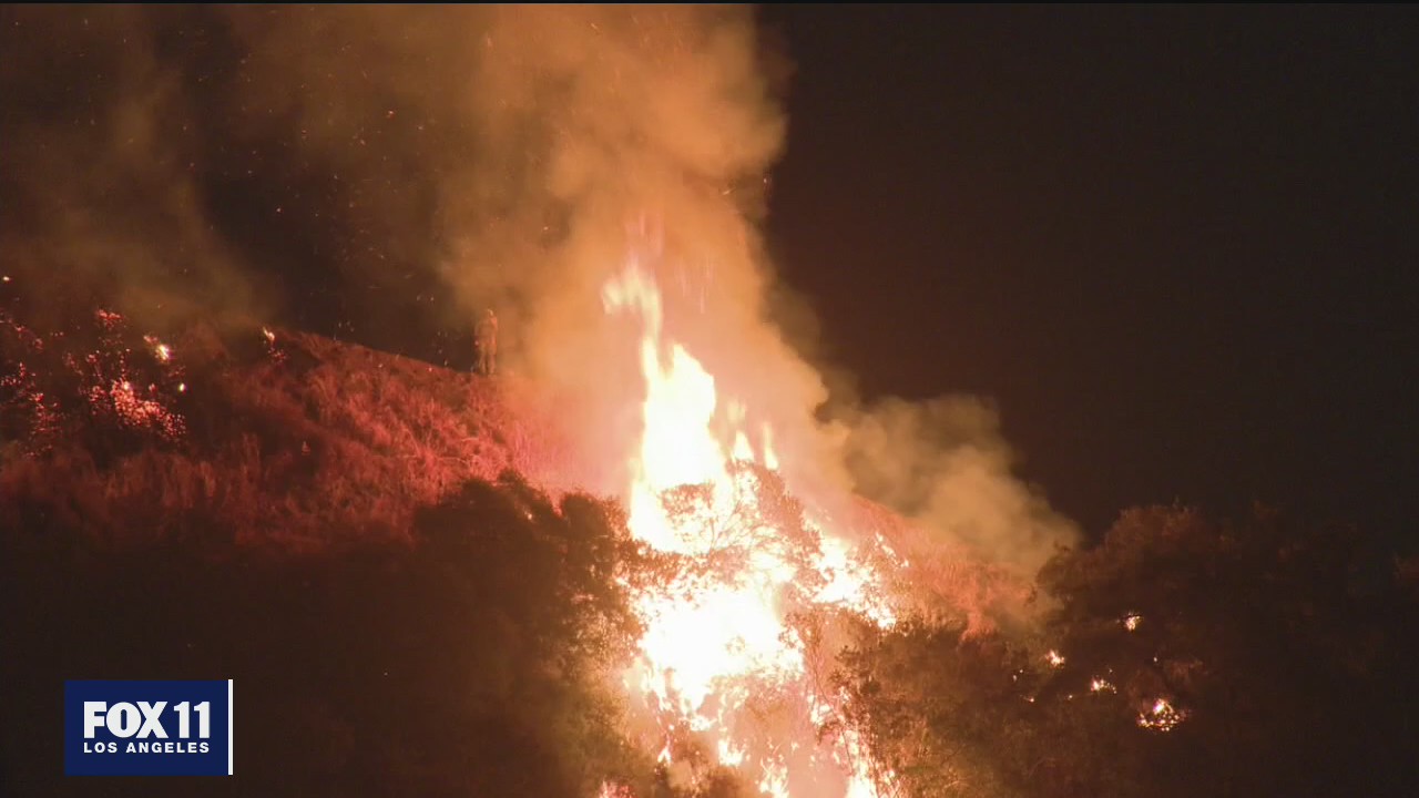 Evacuation warning for Juniper Hiills residents due to Bobcat Fire