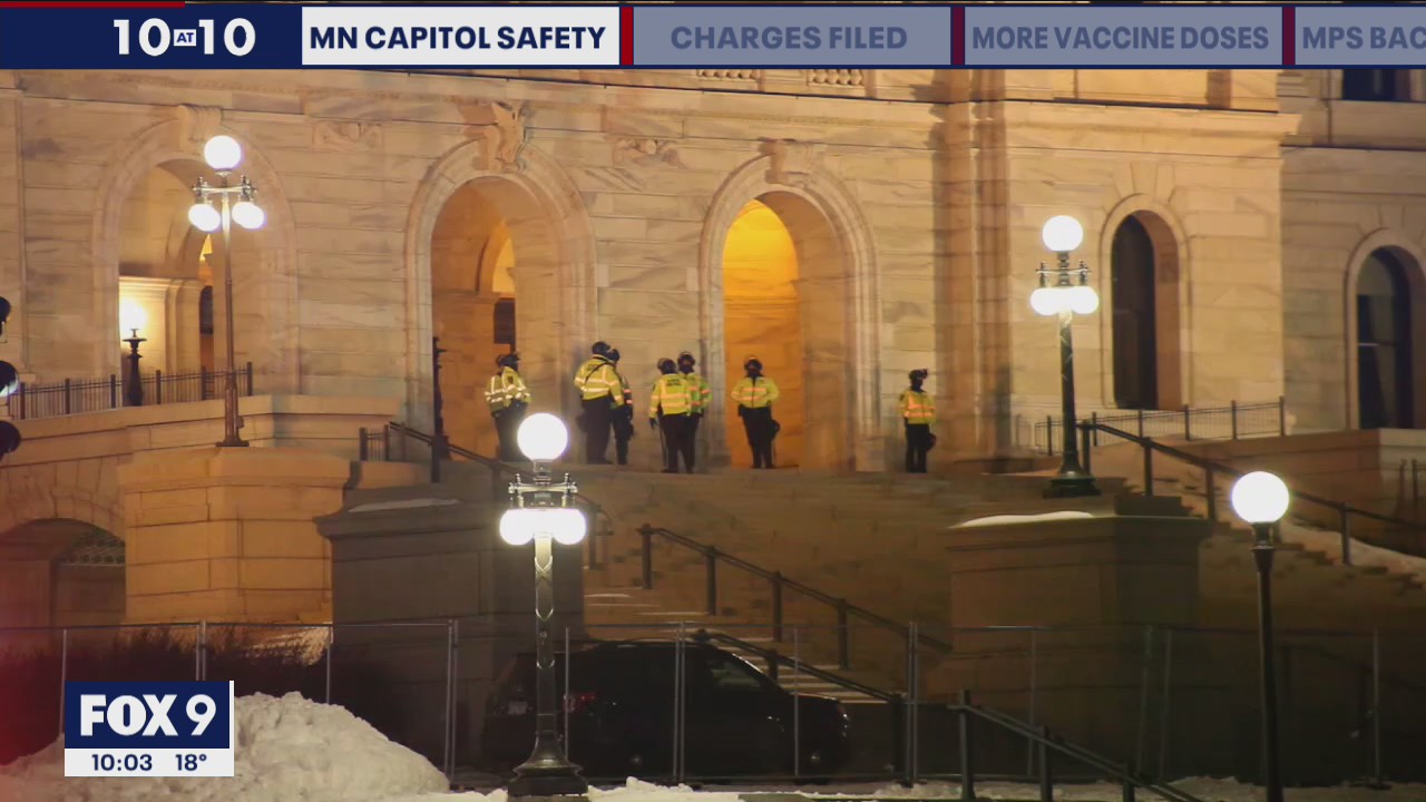 Increased security at Minnesota State Capitol continues following U.S. capitol riots