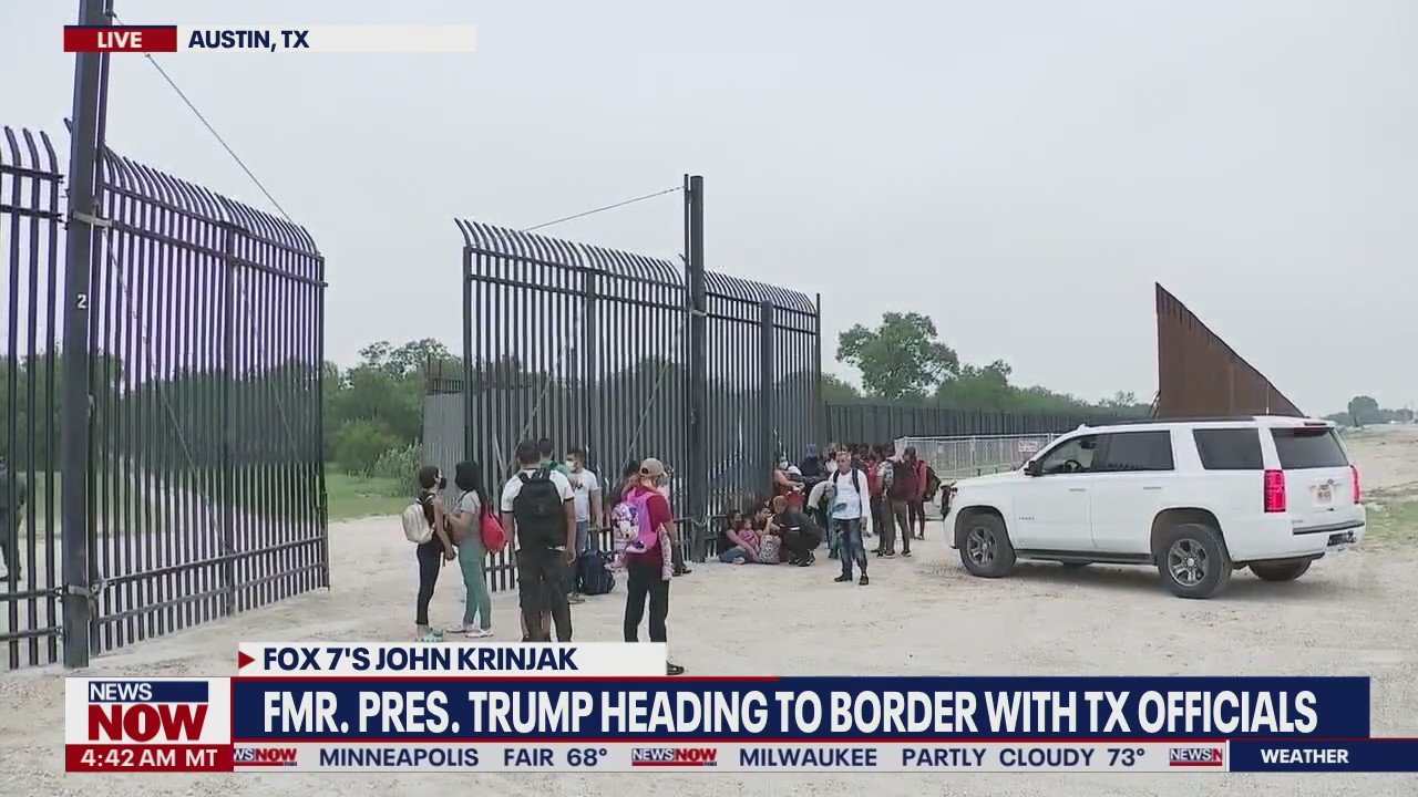 Trump border visit with Texas officials | NewsNOW from FOX