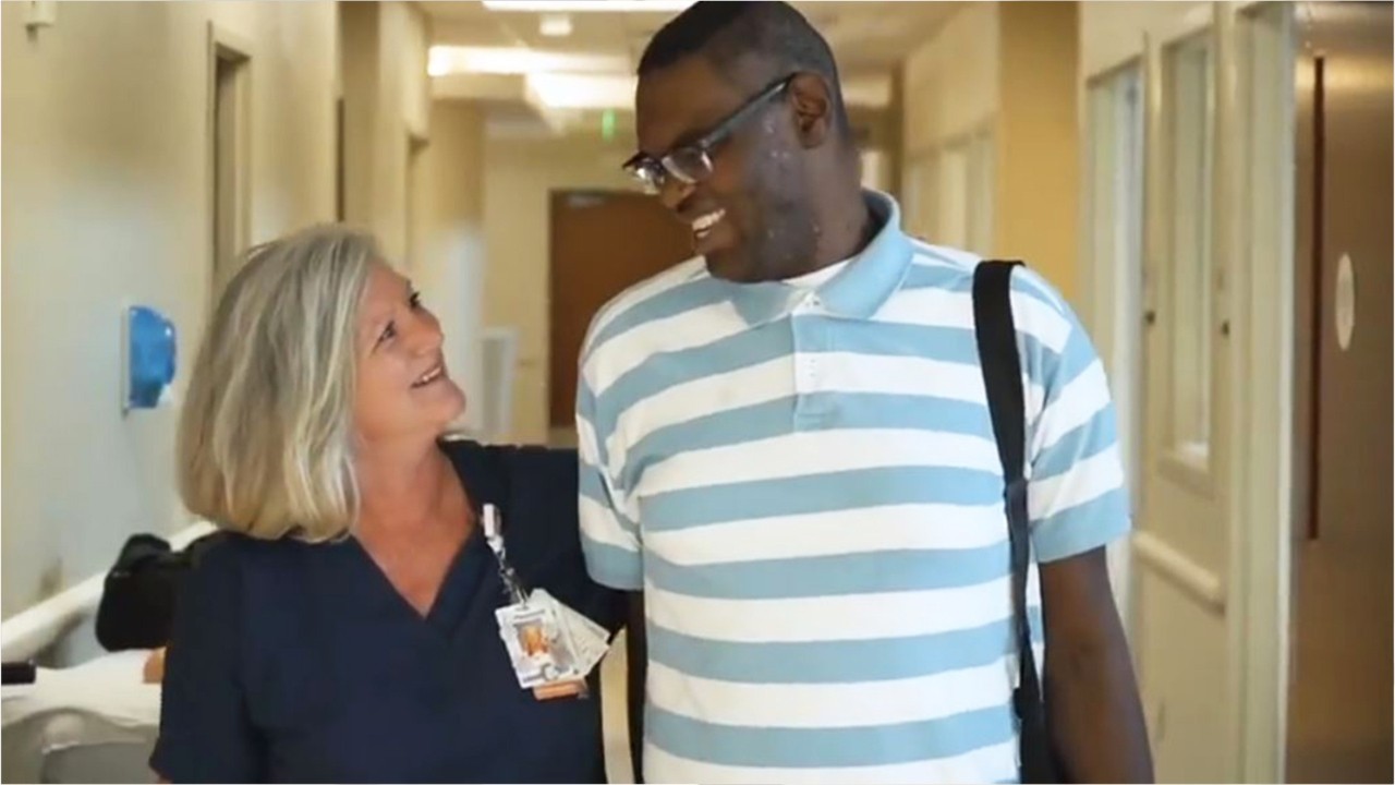 Nurse adopts autistic man so that he can be eligible for a heart transplant