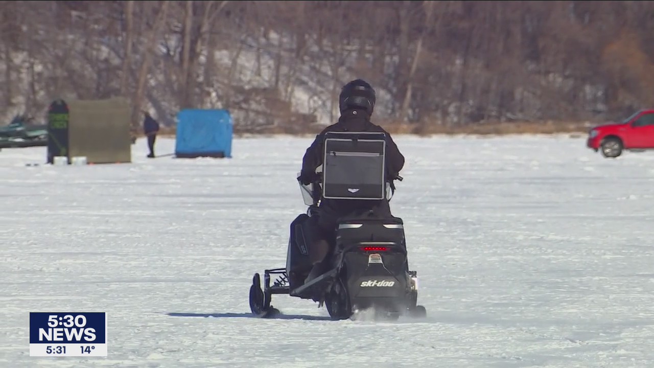 Minnesota restaurant launches snowmobile delivery to ice houses
