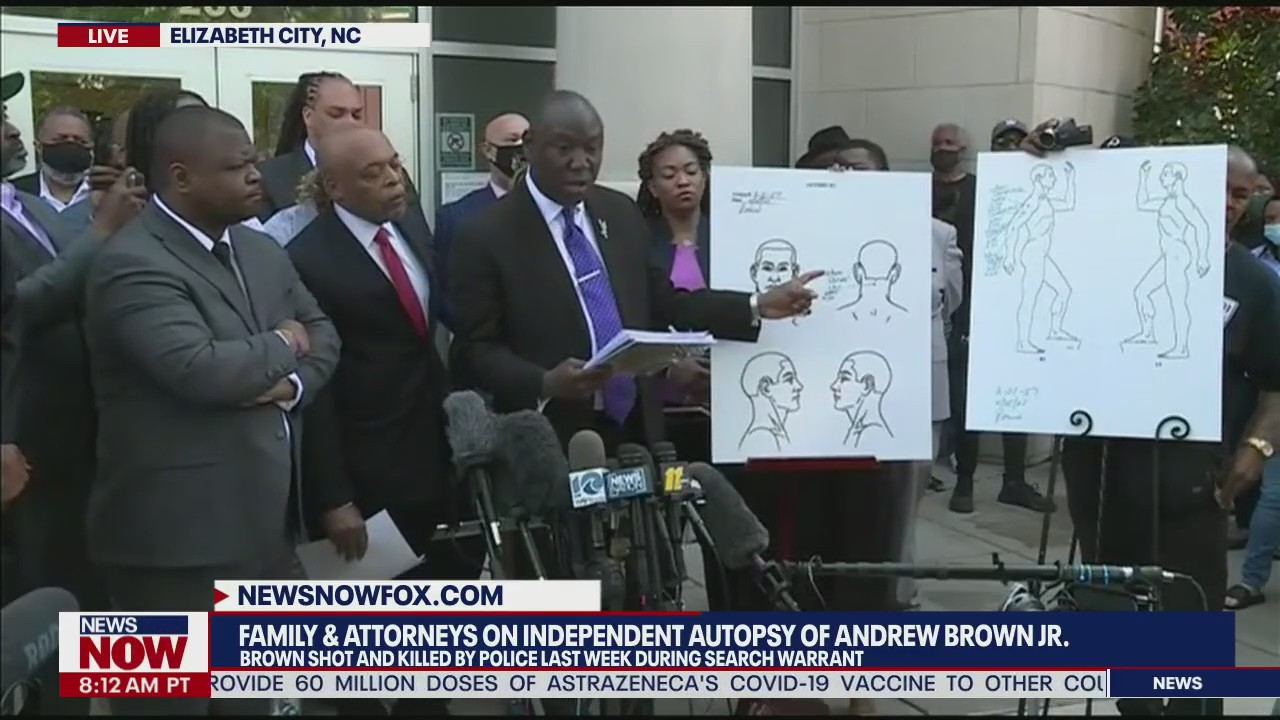 Andrew Brown Jr. shot 5 times including back of head, attorneys say independent autopsy shows