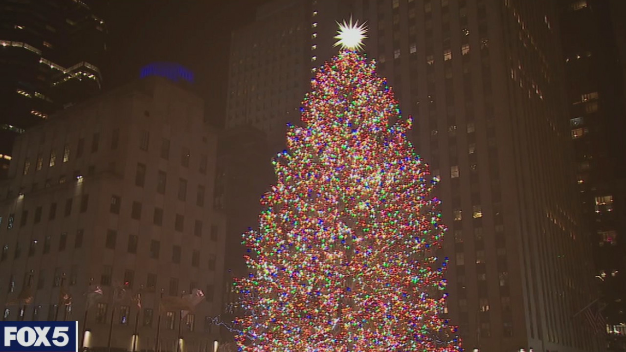 Rockefeller Center Christmas Tree is lit