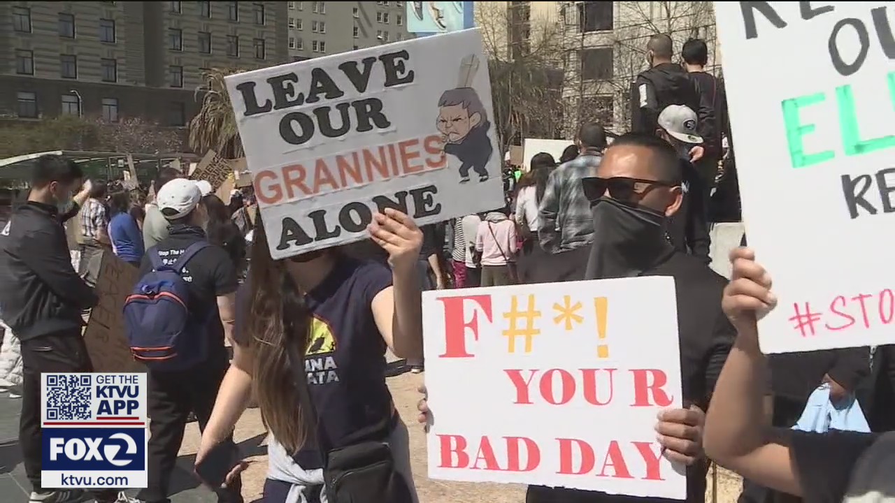 Thousands rally against anti-Asian hate in San Francisco