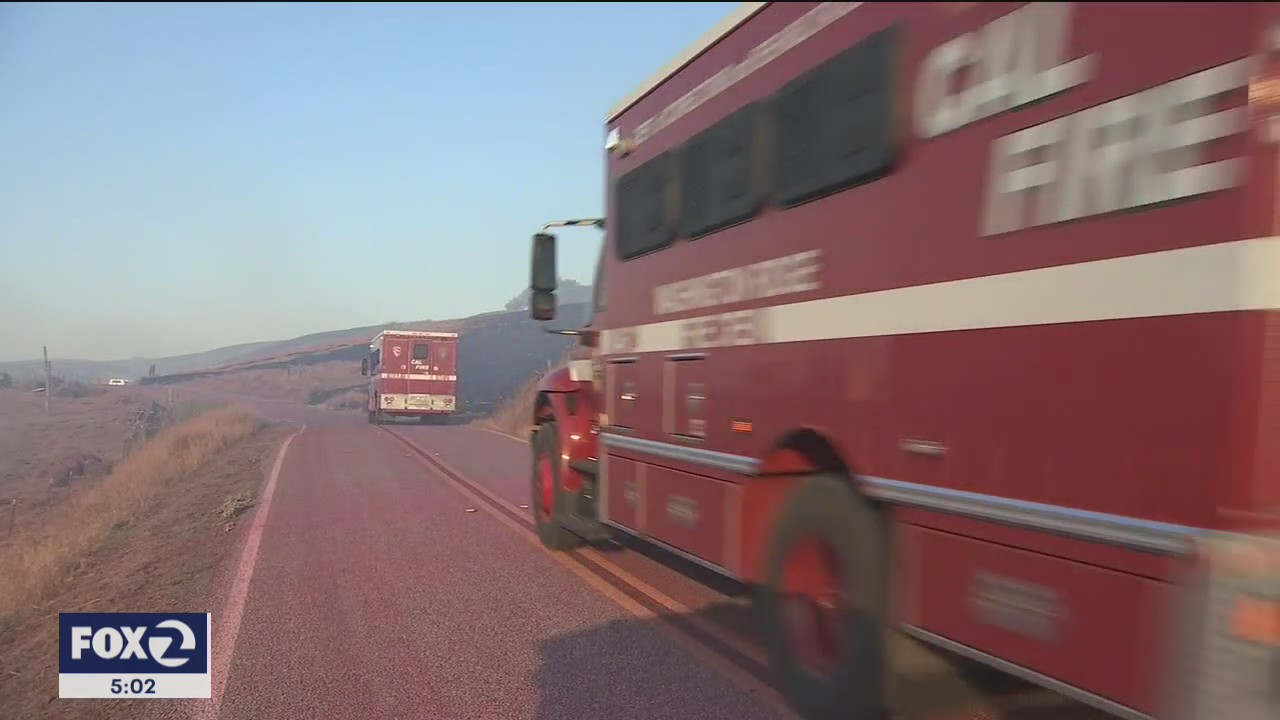Crews Fire near Gilroy 20% contained