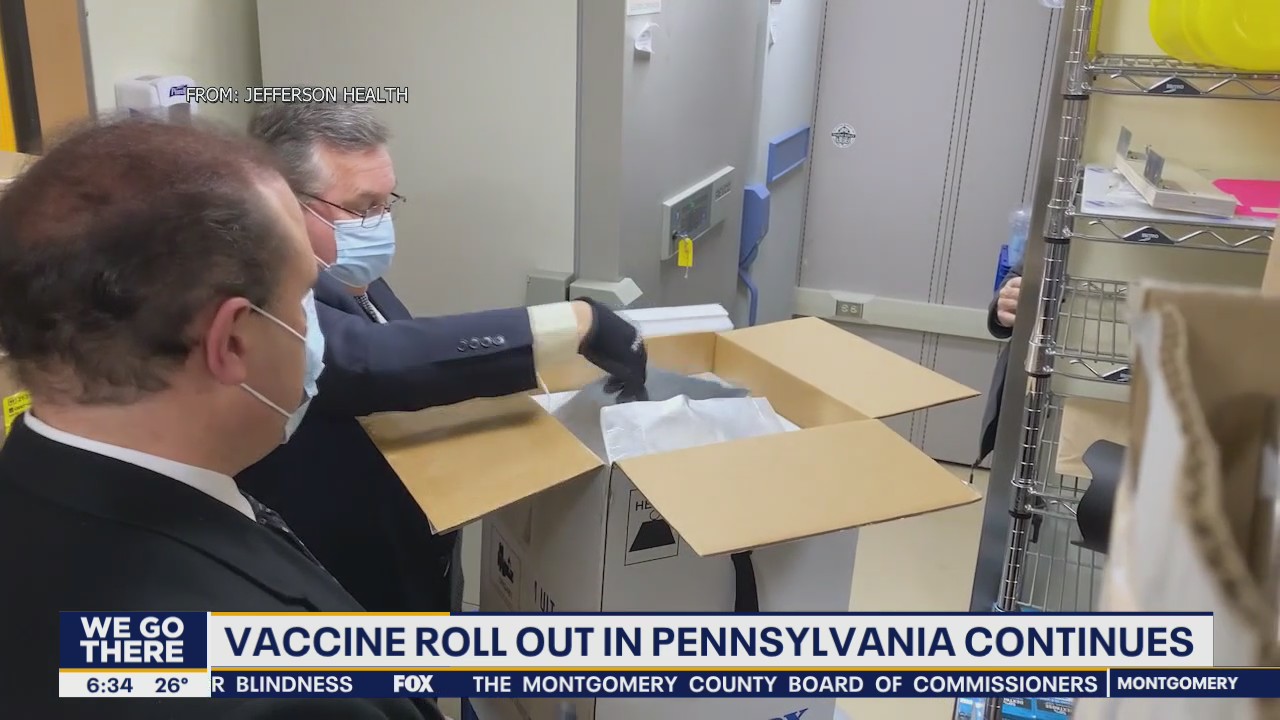 Pfizer vaccine rollout continues across the Delaware Valley