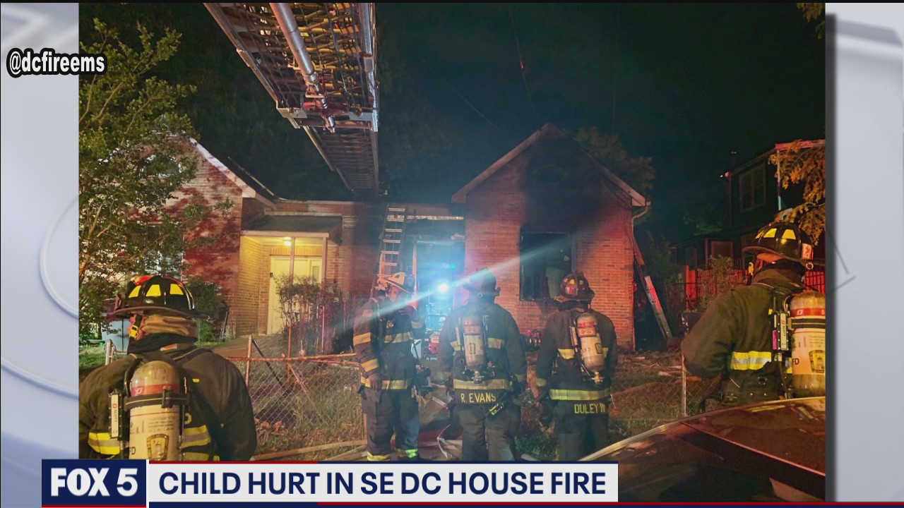 Boy in critical condition after rescued from DC house fire, 4 other family members hospitalized