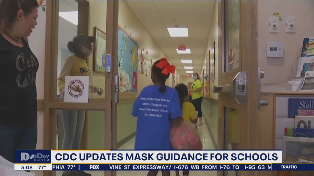CDC updates mask guidance for schools