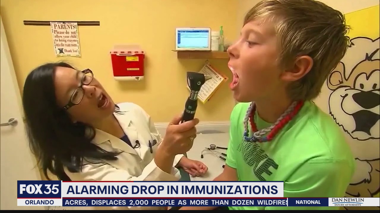Alarming drop in immunizations