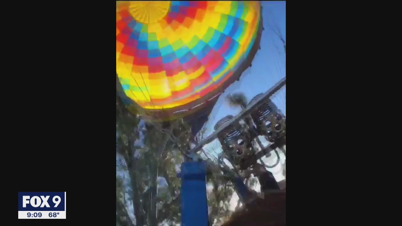 Minnesota family survives wild hot air balloon ride