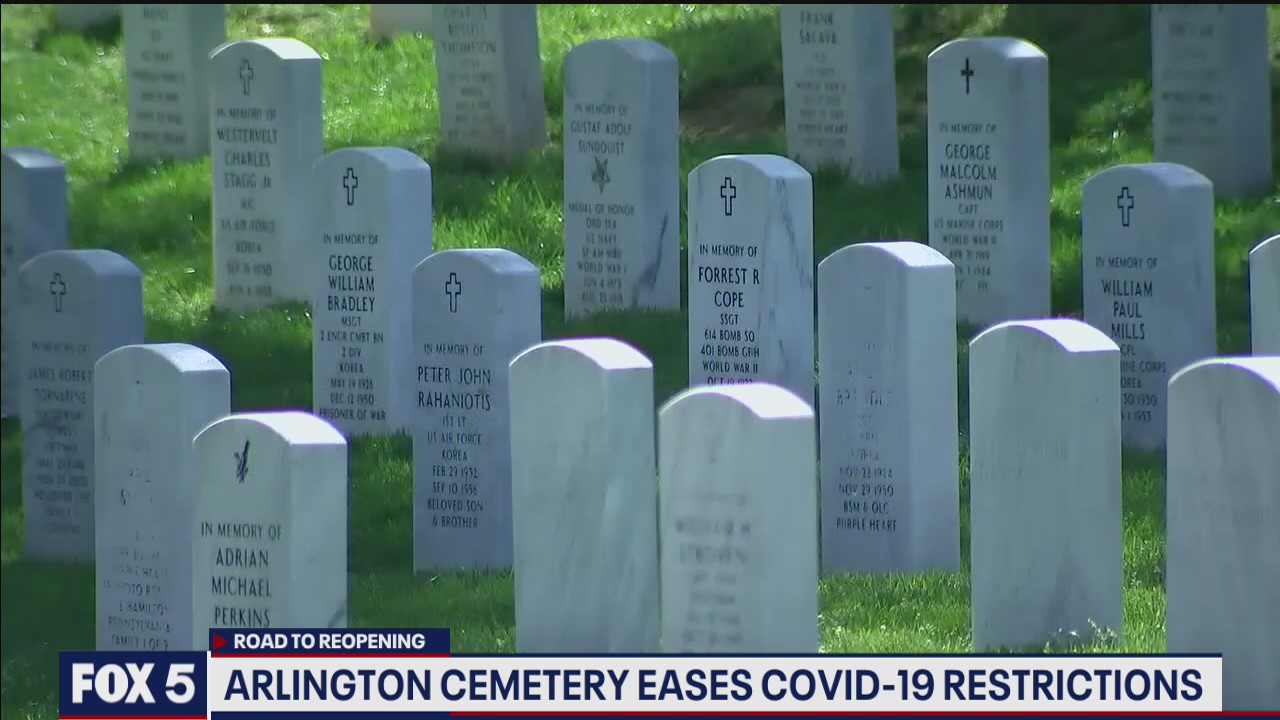 Arlington National Cemetery to lift some COVID-19 restrictions