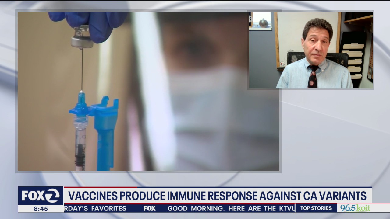Coronavirus vaccines offer protection against variants that originated in California