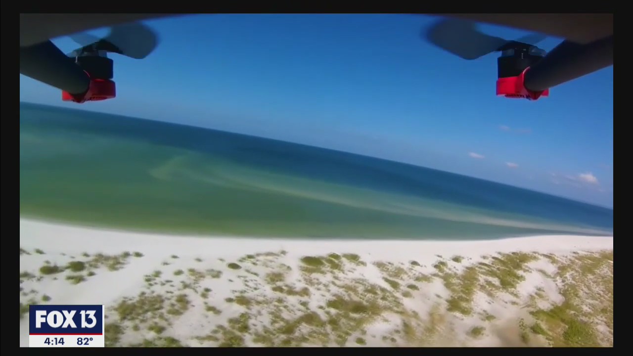 Using drones to map sea level rise