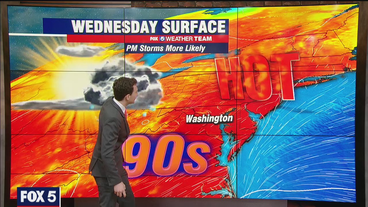 FOX 5 Weather forecast for Wednesday, July 14