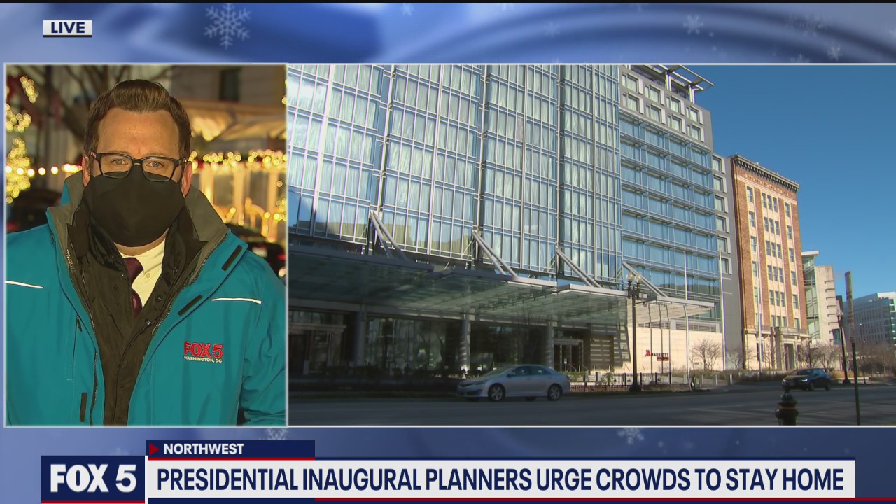 Presidential inaugural planners urge crowds to stay home