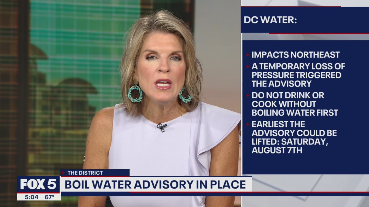 DC issues Boil Water Advisory for parts of Northeast after E. coli concerns