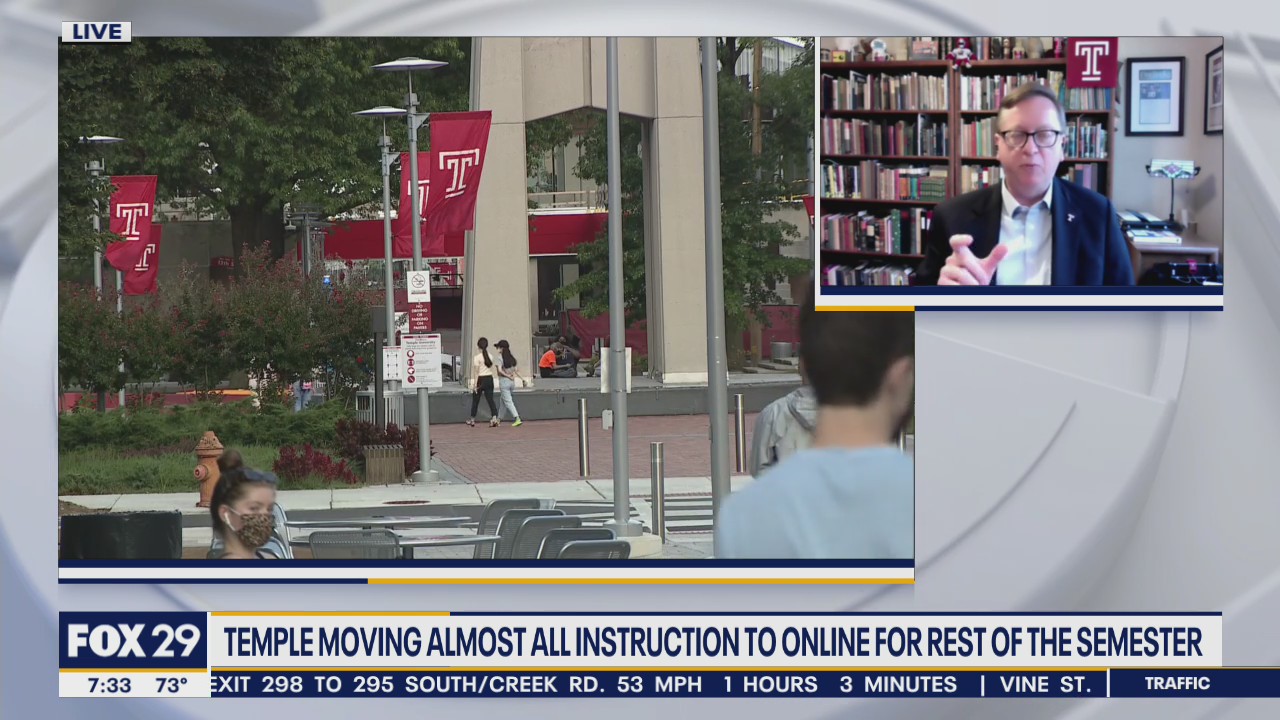 Temple University moves all instruction to virtual learning for rest of semester