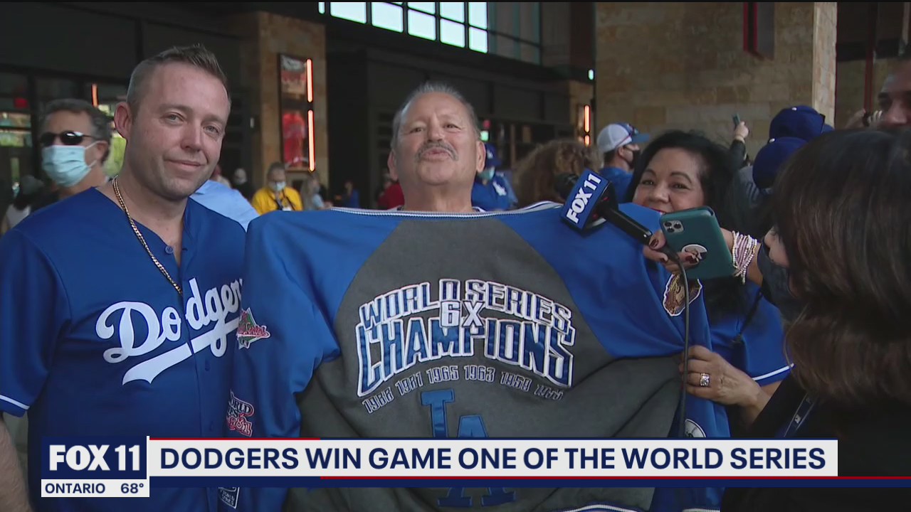 Dodgers win Game 1 of the World Series