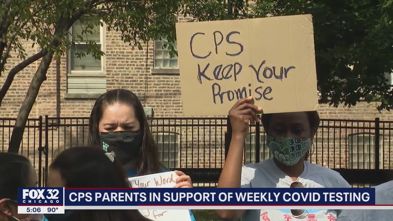 CPS parents in support of weekly COVID testing