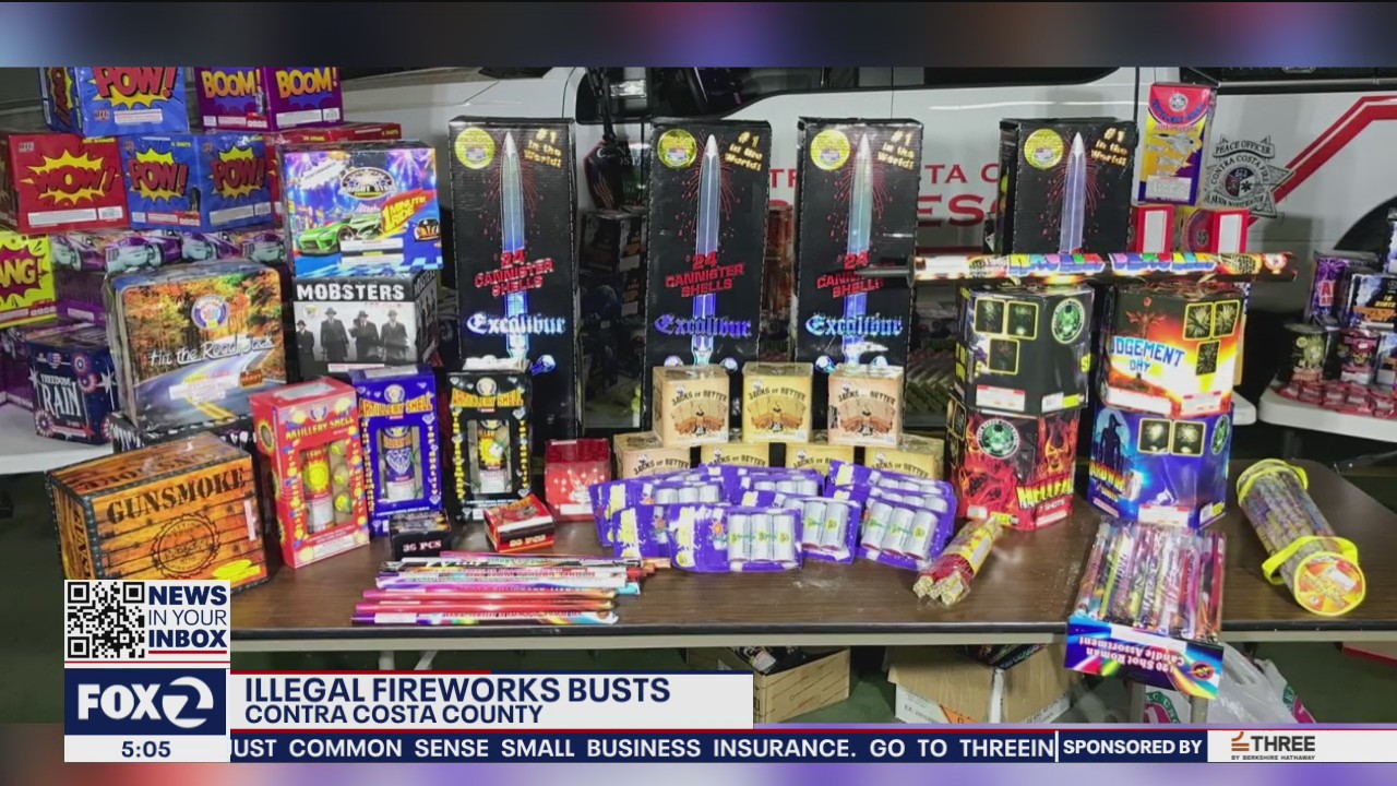 East Bay officials confiscate fireworks, stop spread of fires