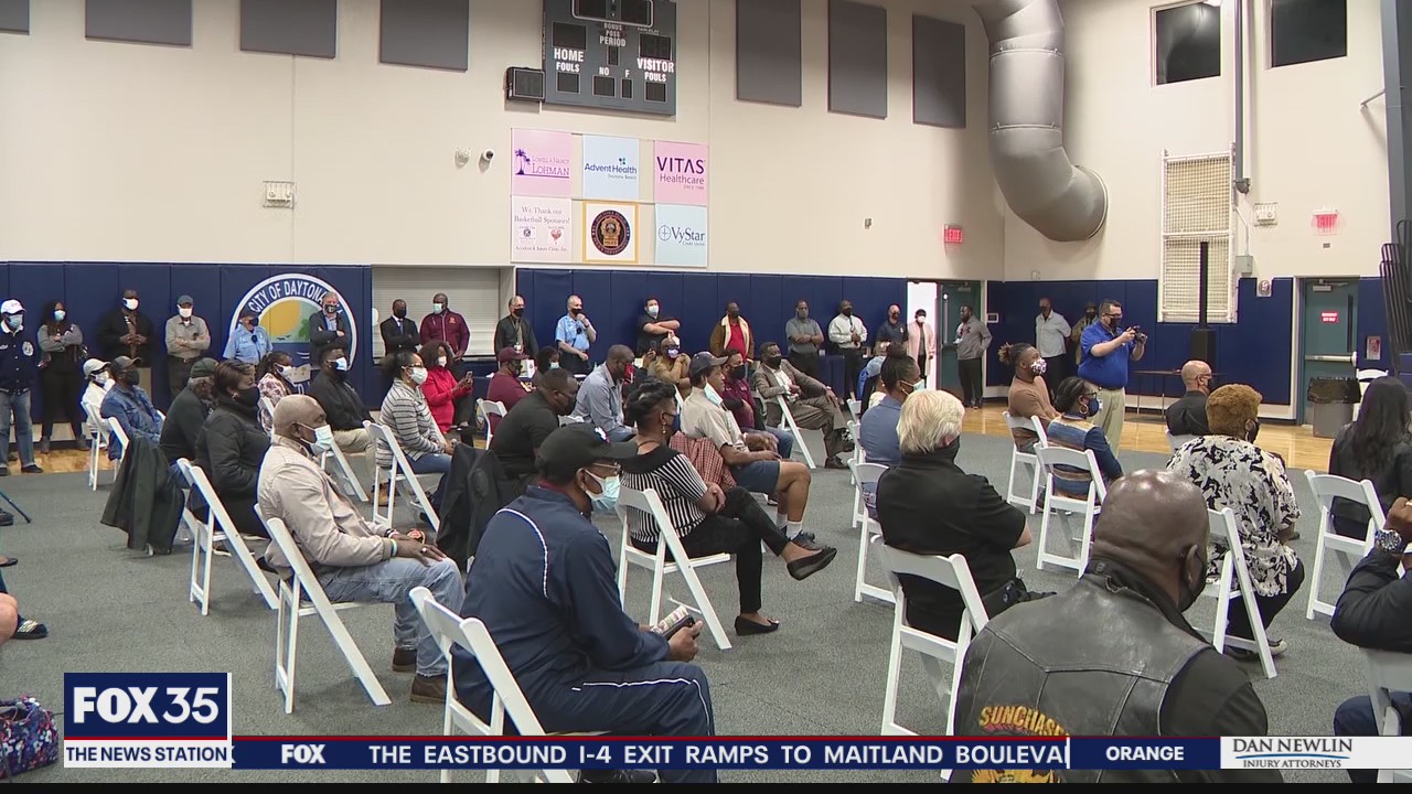 Daytona Beach police host community meeting to discuss recent violence