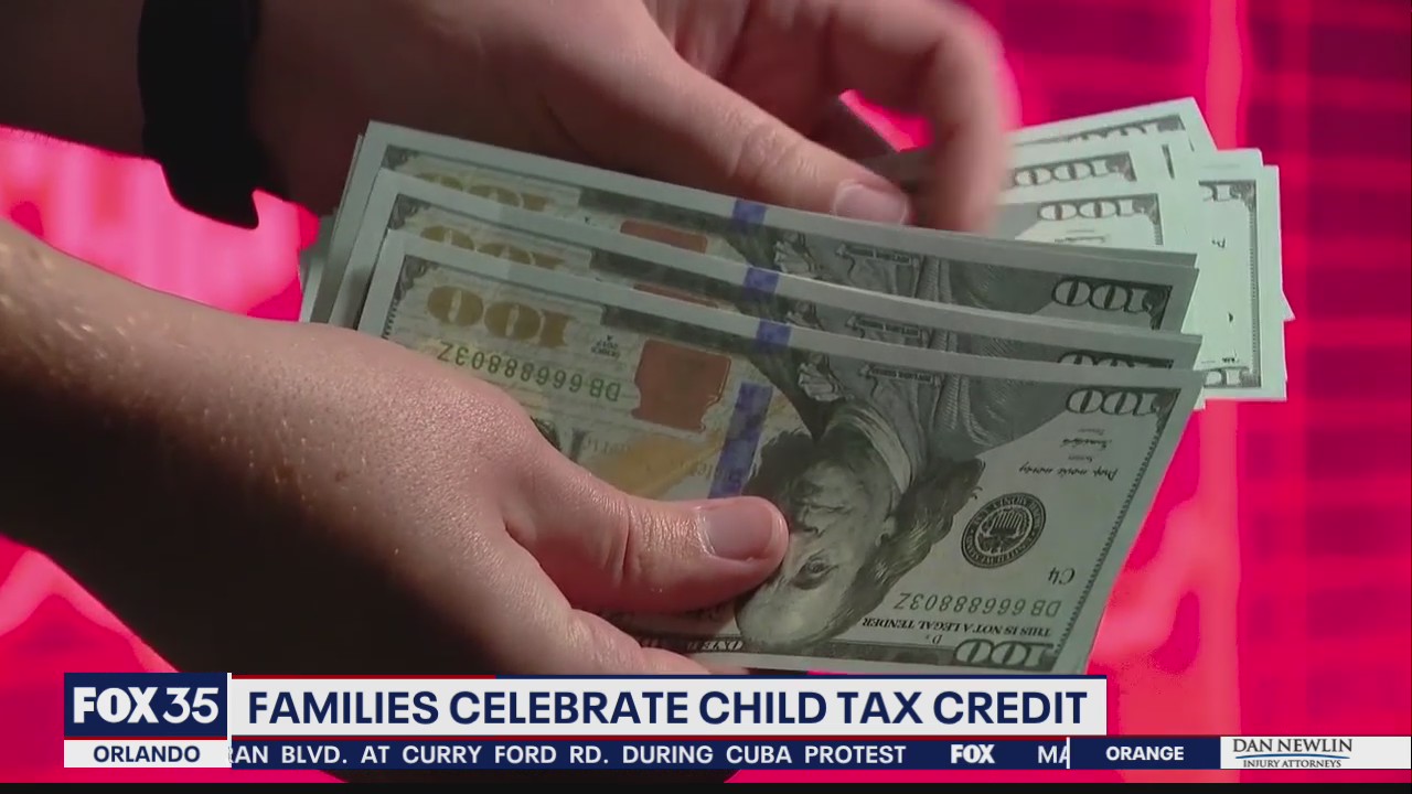 Fisrt child tax credit deposited
