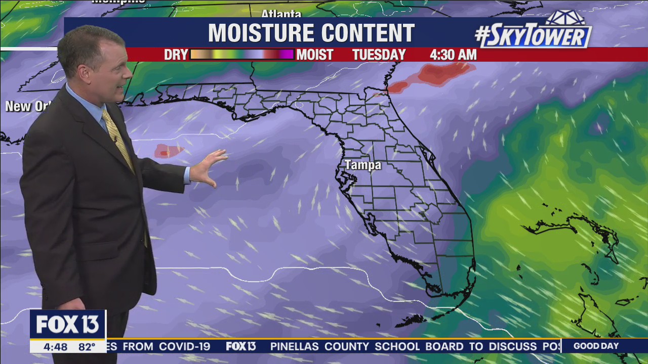 Tuesday morning weathercast