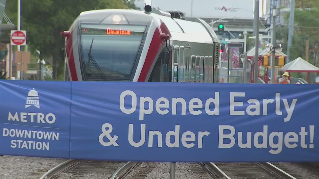 Capital Metro downtown station opens ahead of schedule, under budget