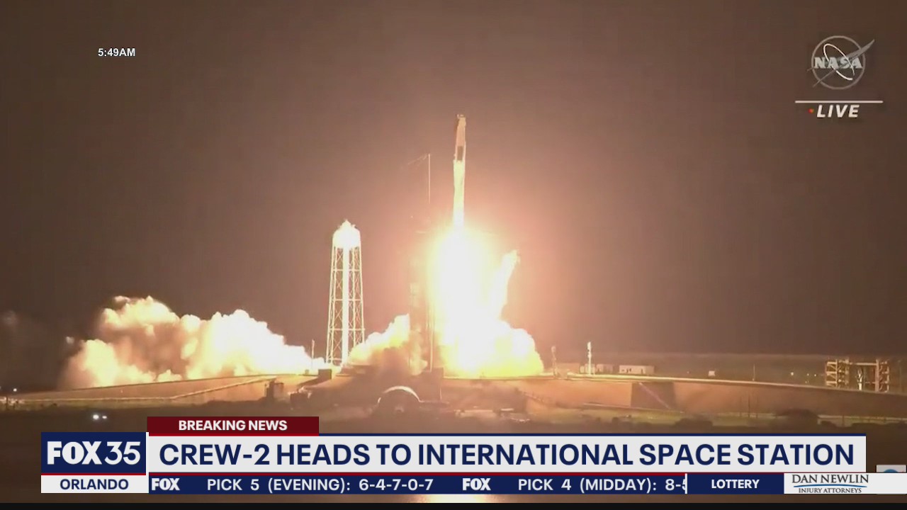 Crew-2 heads to the ISS