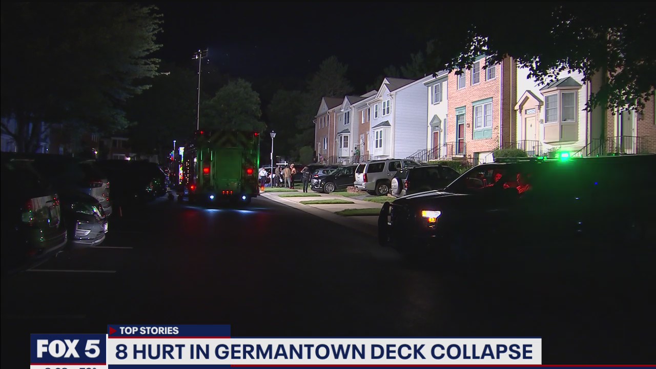 At least 6 injured in Germantown deck collapse