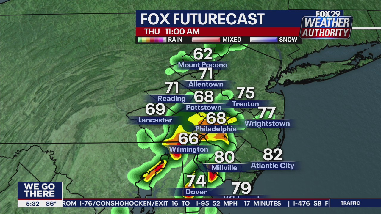 FOX 29 Weather Authority 7-day forecast