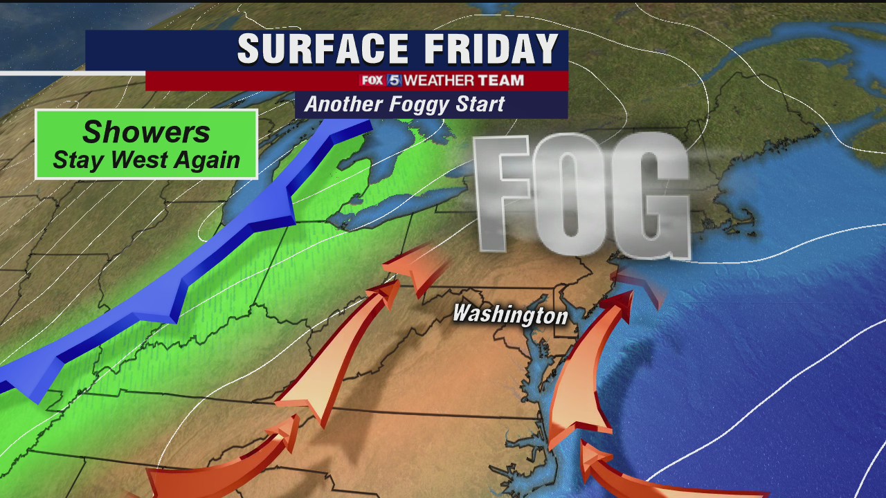 FOX 5 Weather afternoon forecast for Friday, October 23