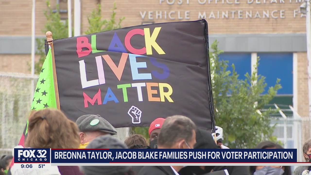 Breonna Taylor and Jacob Blake families push for people to vote