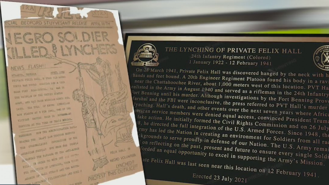 I-Team: Army officially remembers only lynching victim on military installation