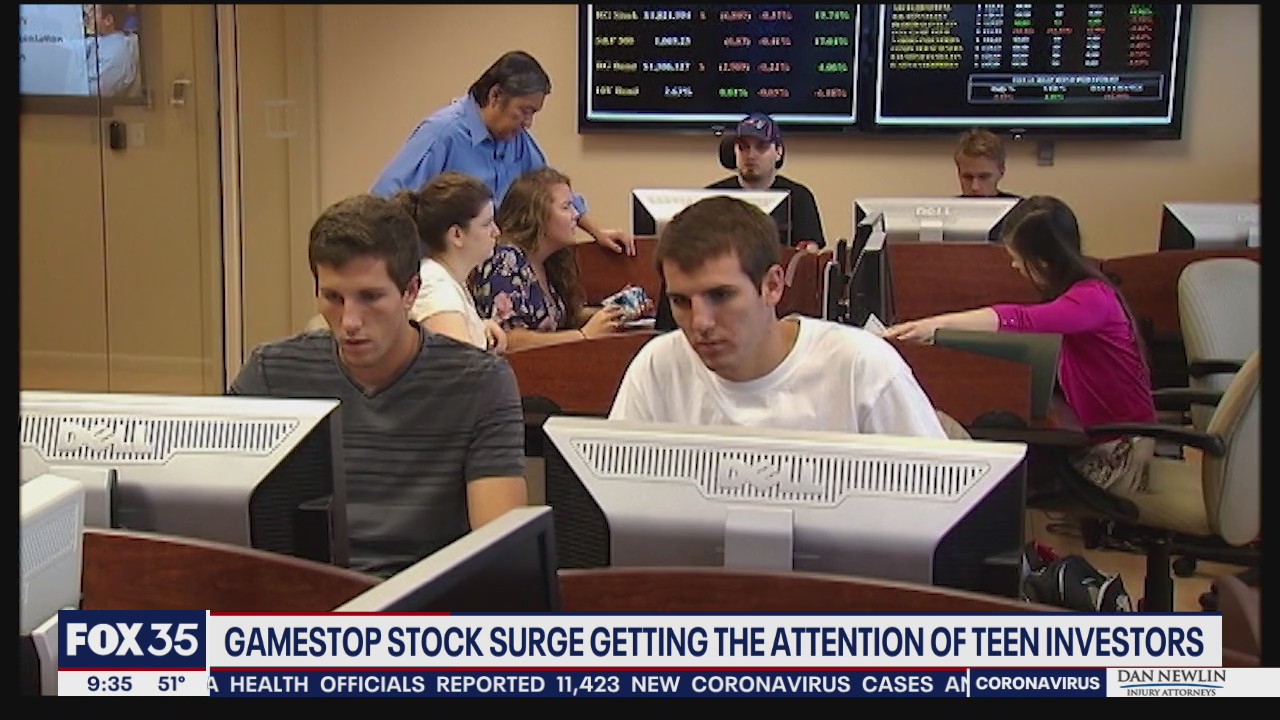 GameStop stock surge gets attention of teen investors