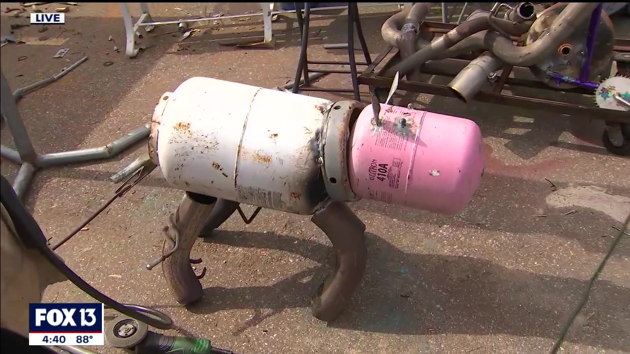 Junk art lessons sparks movement in Pinellas Park