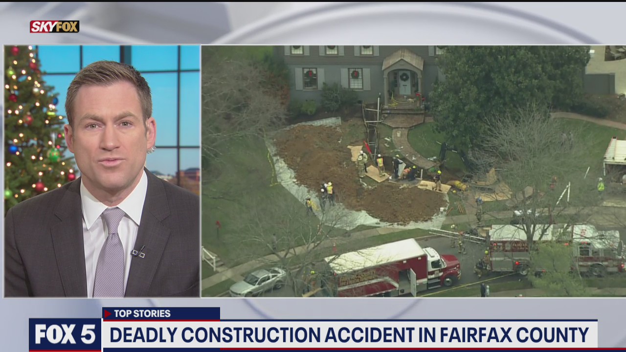 Fairfax County police respond to death investigation after trench collapses