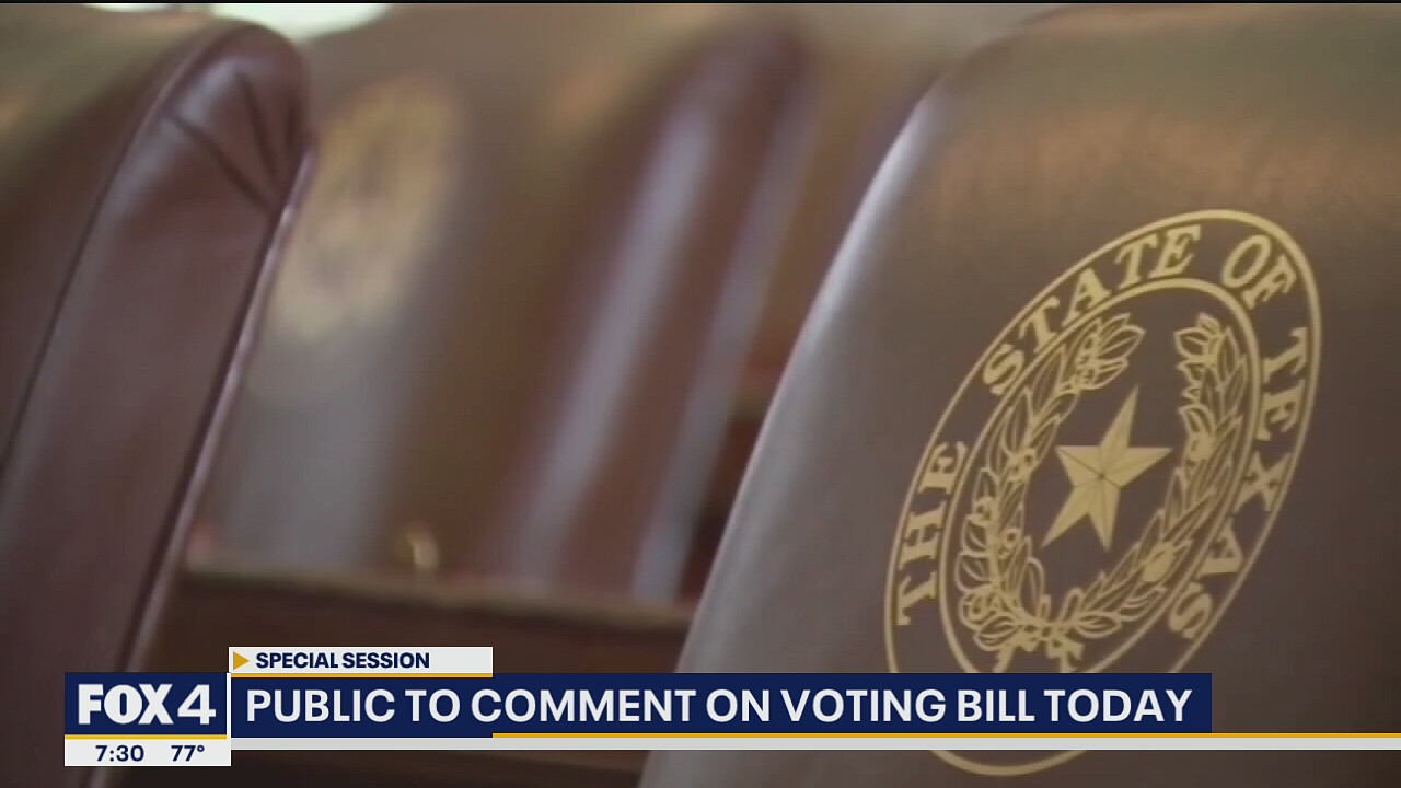 Texas House to hear public comment on controversial voting bill