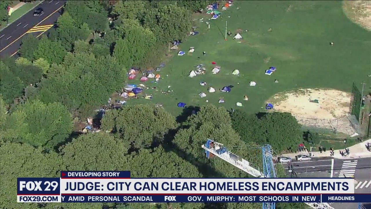 Federal judge rules city can clear Philadelphia homeless encampments