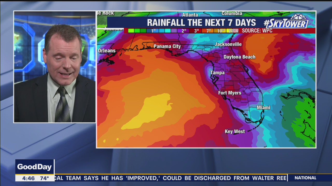 Monday morning forecast