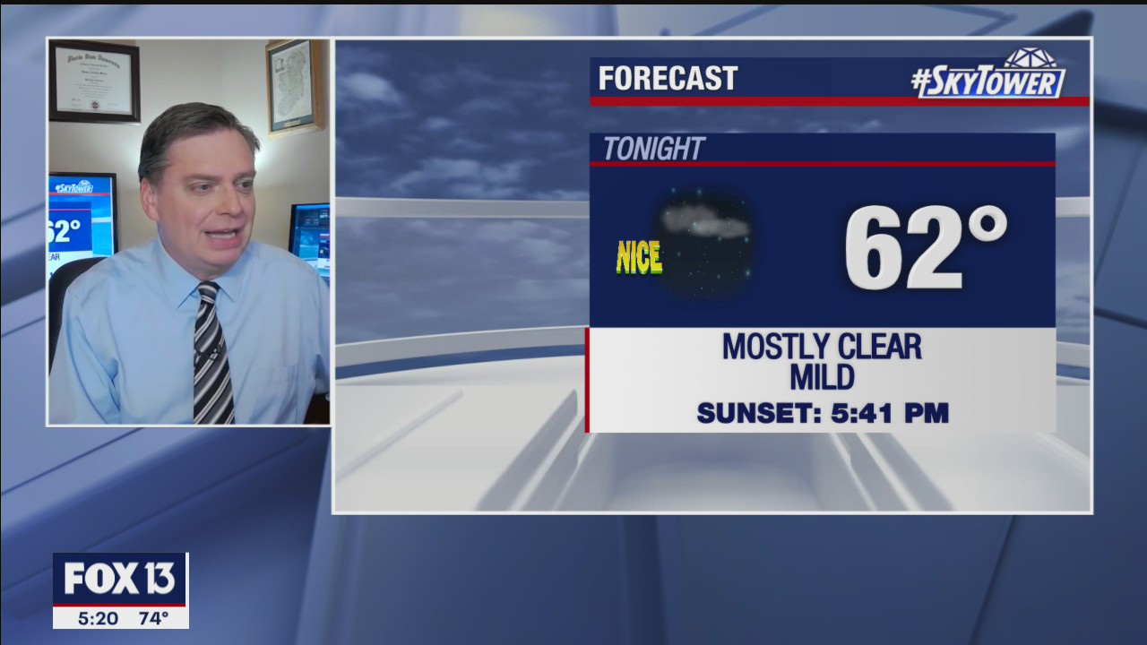 Wednesday evening weathercast