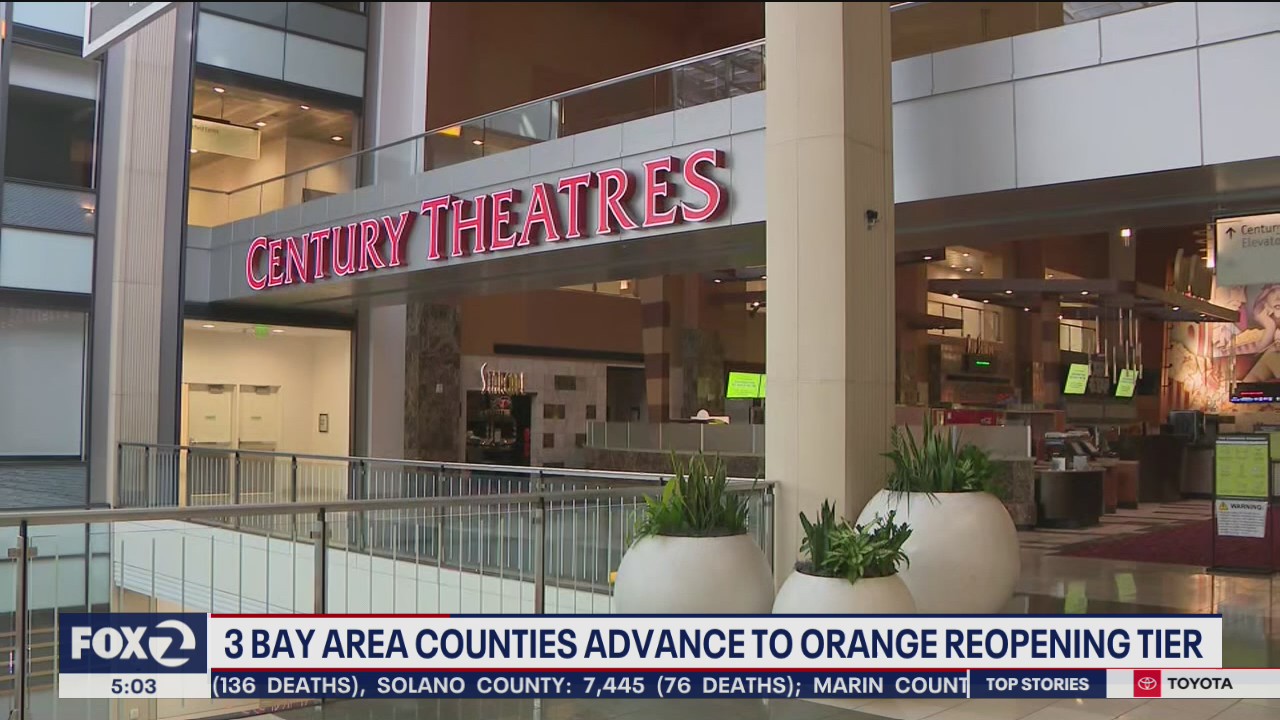 More Bay Area counties move into orange tier