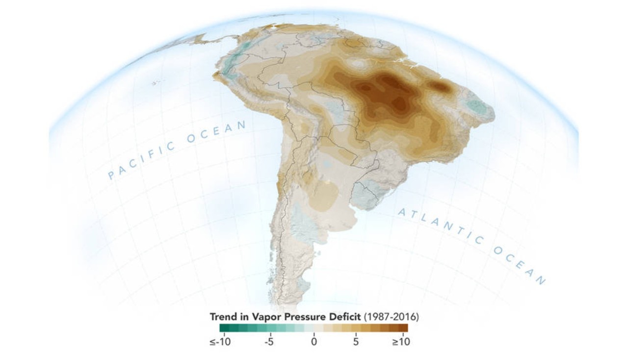 NASA says humans are drying out the Amazon