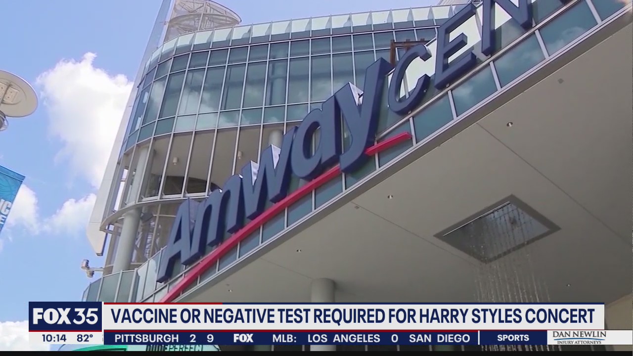 Orlando's Harry Styles show will require vaccination or proof of negative test