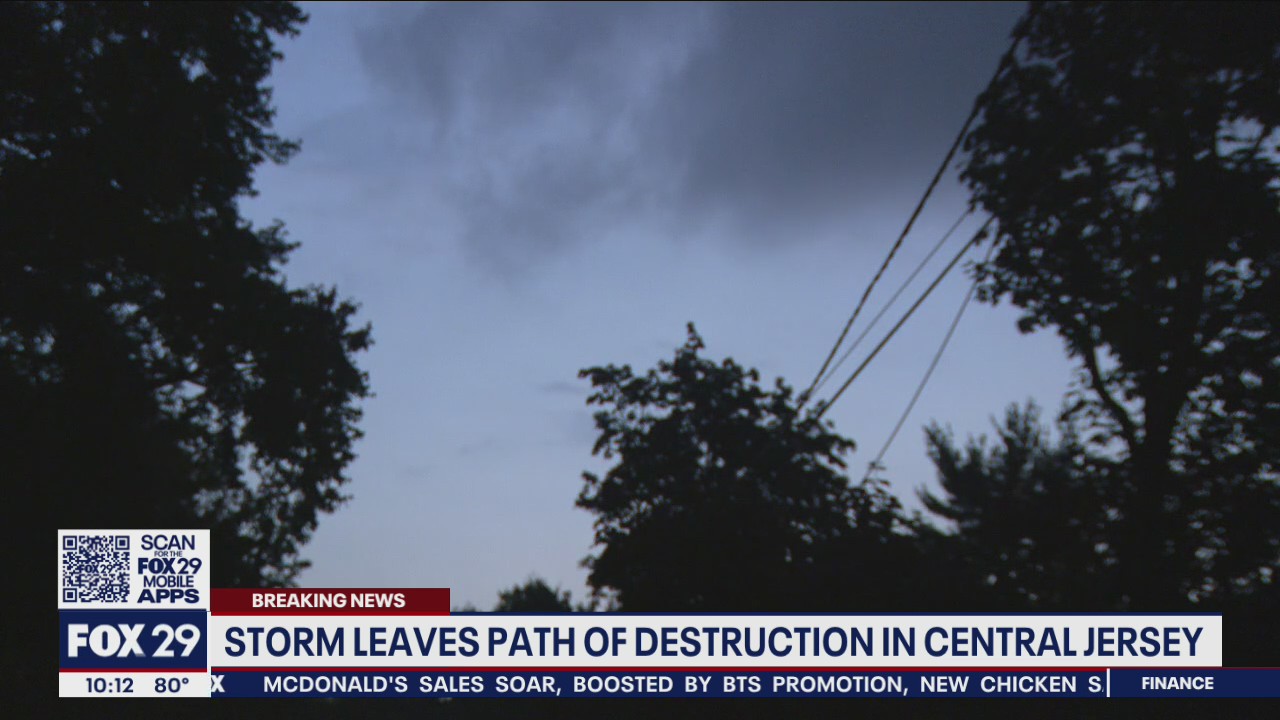 Some Lawrence Township residents without power after storm takes down power lines and trees