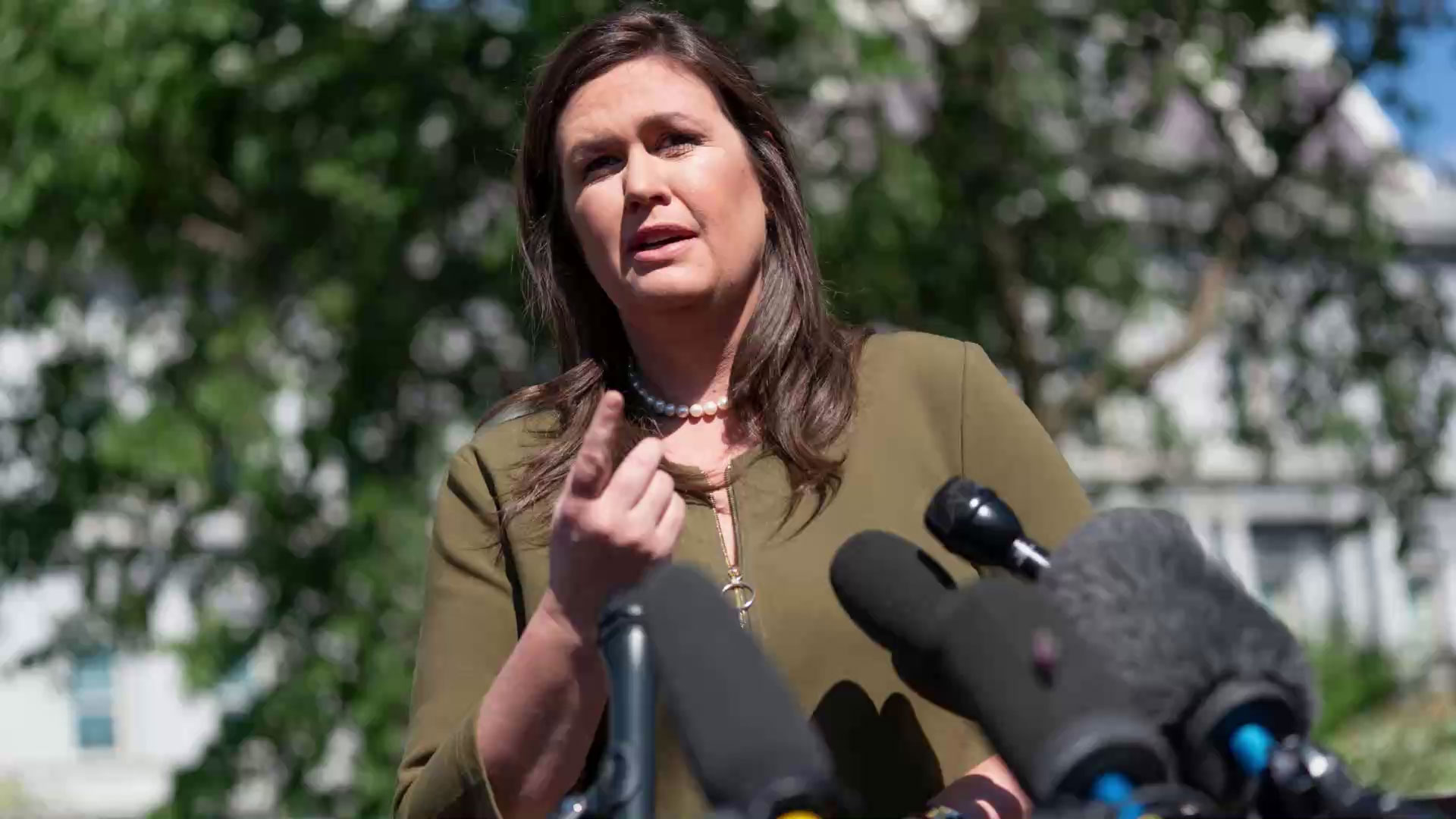 Sarah Sanders will be leaving the White House at the end of the month